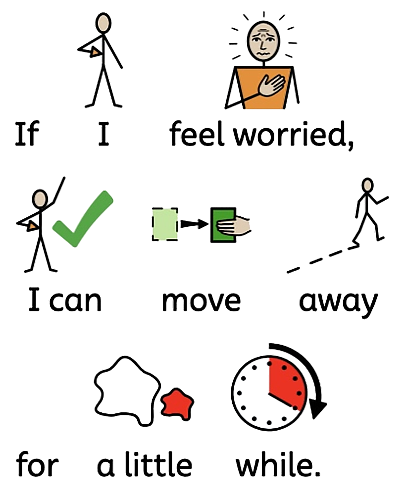 If I feel worried, I can move away for a little while.