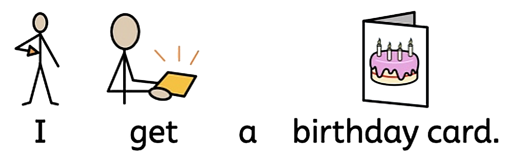 I get a birthday card.